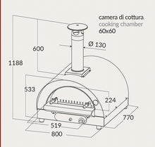 Carica l'immagine nel visualizzatore di Gallery, Forno a gas CLEMENTI PULCINELLA

