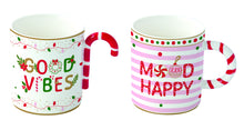 Carica l&#39;immagine nel visualizzatore di Gallery, Set 2 mug in porcellana CHRISTMAS TWIST
