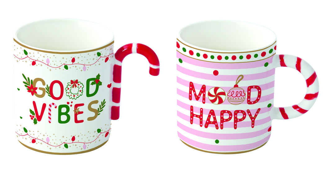 Set 2 mug in porcellana CHRISTMAS TWIST