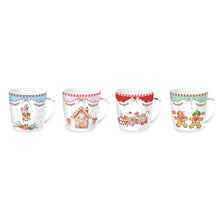 Carica l&#39;immagine nel visualizzatore di Gallery, Tazza in porcellana con scatola di latta &quot;Sweet Christmas&quot;
