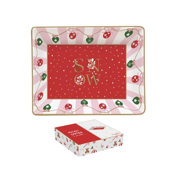 Svuota tasche in porcellana 14x11 cm CHRISTMAS TWIST