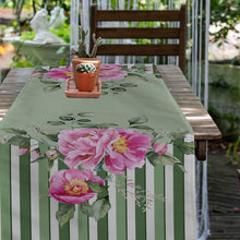 Carica l'immagine nel visualizzatore di Gallery, Runner antimacchia 50x150 Peony Verde
