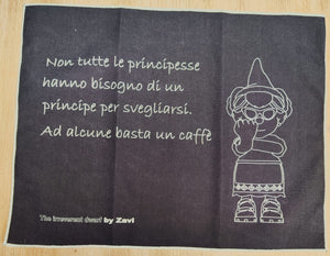 Tovaglietta colazione "CALPURNIA" color nero ZAVI DIFFUSIONE - Prezzo Outlet