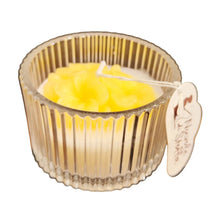 Carica l'immagine nel visualizzatore di Gallery, Candela in vasetto di vetro fiore giallo Nuvole di Stoffa
