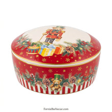 Carica l'immagine nel visualizzatore di Gallery, Scatolina portagioie in porcellana Christmas Teddy
