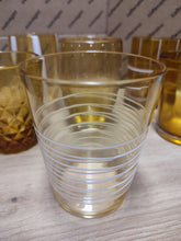Carica l&#39;immagine nel visualizzatore di Gallery, Bicchiere vetro Melting Pot Set 6 pezzi Amber
