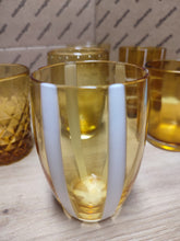 Carica l&#39;immagine nel visualizzatore di Gallery, Bicchiere vetro Melting Pot Set 6 pezzi Amber
