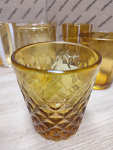 Carica l&#39;immagine nel visualizzatore di Gallery, Bicchiere vetro Melting Pot Set 6 pezzi Amber
