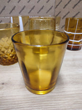 Carica l&#39;immagine nel visualizzatore di Gallery, Bicchiere vetro Melting Pot Set 6 pezzi Amber
