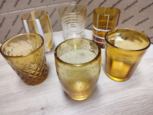 Carica l&#39;immagine nel visualizzatore di Gallery, Bicchiere vetro Melting Pot Set 6 pezzi Amber

