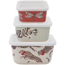 Carica l&#39;immagine nel visualizzatore di Gallery, Set 3 contenitori multiuso lunchbox in bambù Yvonne Elllen
