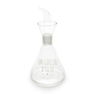 Oliera in vetro borosilicato Un Goccio D'Olio Nuvole di Stoffa