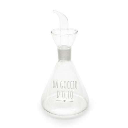 Oliera in vetro borosilicato Un Goccio D'Olio Nuvole di Stoffa