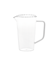 Carica l&#39;immagine nel visualizzatore di Gallery, Caraffa in vetro Intrecci bianco e nero
