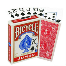 Carica l&#39;immagine nel visualizzatore di Gallery, Carte da poker Jumbo Bicycle Rider (rosse)
