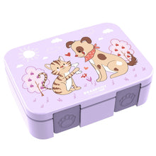 Carica l'immagine nel visualizzatore di Gallery, Lunch box ermetica con scomparti - Cane &amp; Gatto viola: 650 ml

