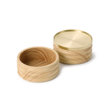 Carica l&#39;immagine nel visualizzatore di Gallery, Portagioie in legno Tesora Wood ottone Umbra
