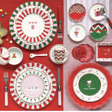 Carica l&#39;immagine nel visualizzatore di Gallery, Set 2 tazzine caffè con piattino e cucchiaino CHRISTMAS TWIST
