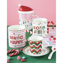 Carica l&#39;immagine nel visualizzatore di Gallery, Vassoio in porcellana 22x14 CHRISTMAS TWIST
