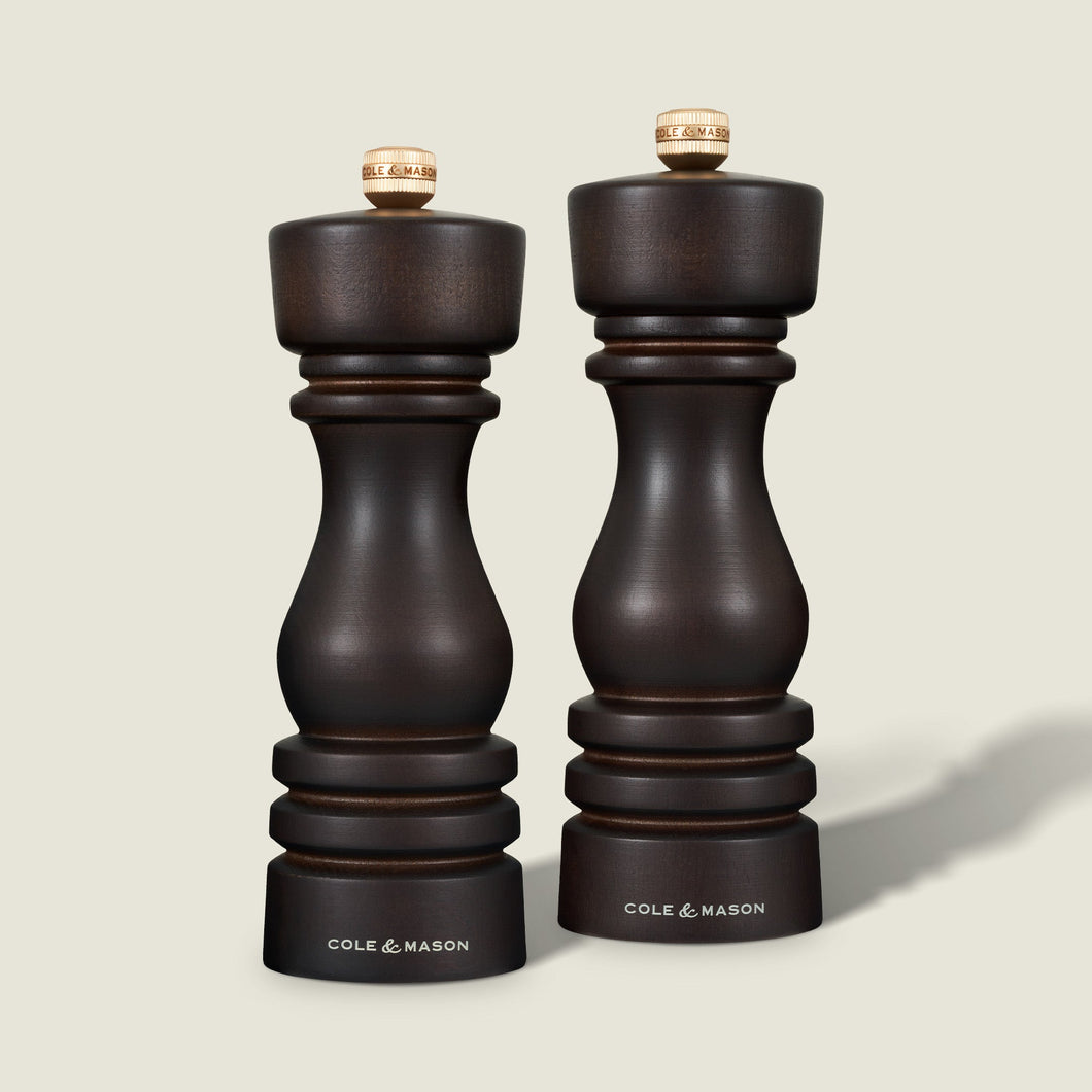Set 2 macine sale e pepe London Chocolate Wood 18cm