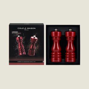 Set 2 macine sale e pepe London Red Gloss 18cm