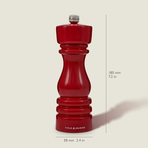 Set 2 macine sale e pepe London Red Gloss 18cm