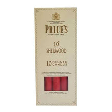 Carica l&#39;immagine nel visualizzatore di Gallery, Confezione 10 candele Sherwood 25cm Red
