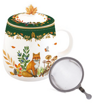 Carica l&#39;immagine nel visualizzatore di Gallery, Tazza infusiera in porcellana Forest Dream
