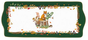 Vassoio in porcellana 35x15 Forest Dream