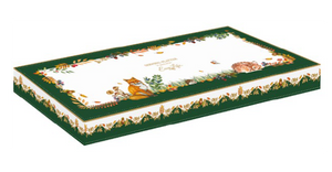 Vassoio in porcellana 35x15 Forest Dream