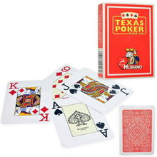 Carica l&#39;immagine nel visualizzatore di Gallery, Carte indice Modiano Texas Poker Hold Em Jumbo (rosse)
