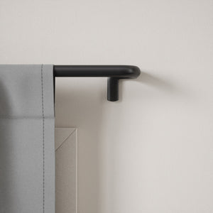 bastone per tende regolabile Twilight cm.76-213 nero
