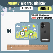 Carica l'immagine nel visualizzatore di Gallery, Lunchbox leggero e anti-perdita con scomparti - Trattore: 650 ml
