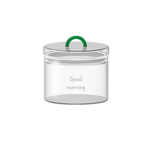 Biscottiera in vetro con tappo ermetico WD Lifestyle Good Morning