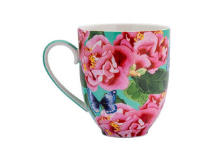 Tazza mug 400ml con sottobicchiere "Camelia Dreams" by Gabby Malpas