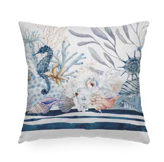 Cuscino antimacchia 48x48 Coraline Cavalluccio