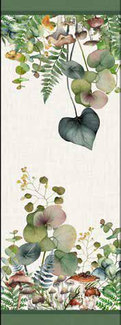 Runner idrorepellente linea Canvas 150x50 Borgo