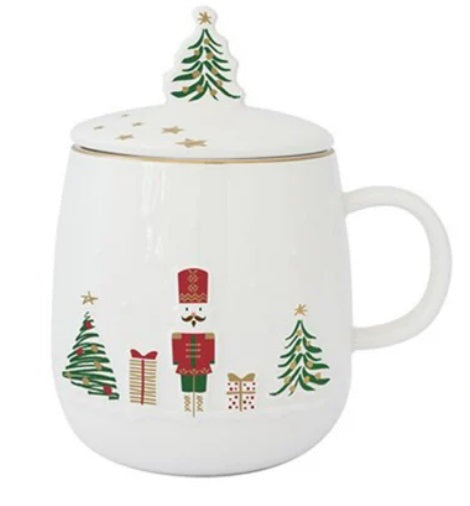 Tazza infusiera Nutcracker con LET IT SNOW