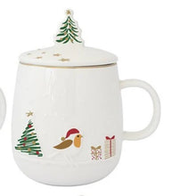 Carica l&#39;immagine nel visualizzatore di Gallery, Tazza infusiera uccellino LET IT SNOW
