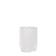 Carica l'immagine nel visualizzatore di Gallery, Bicchiere acqua set 4 tumbler impilabili Isolano vetro Trasparente
