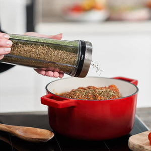 Cole & Mason - Herb storage and shaker Saunderton, dispenser con 5 spezie incluse