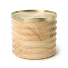 Carica l&#39;immagine nel visualizzatore di Gallery, Portagioie in legno Tesora Wood ottone Umbra

