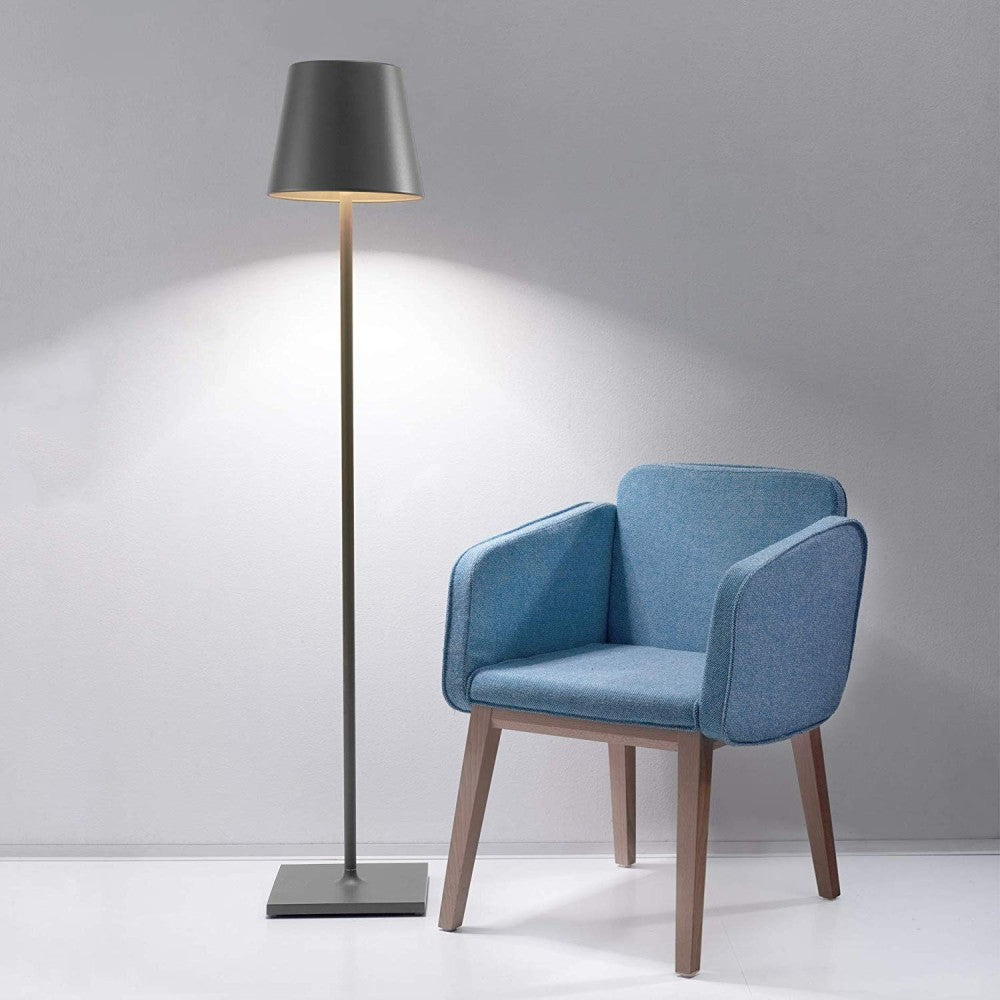 Lampada da terra Poldina Pro XXL Antracite