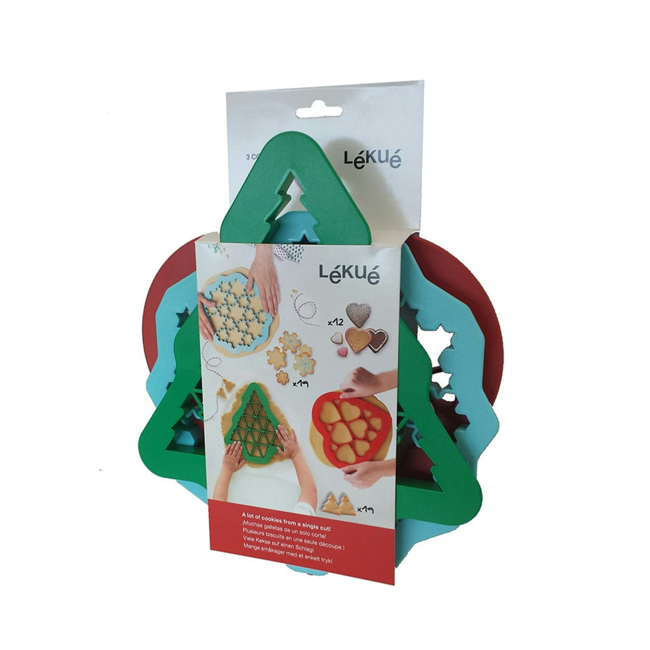 Kit Di 3 Stampi Frese Biscotti | Dolci Lékué Kit Di 3 Stampi Frese Biscotti | Dolci Lékué