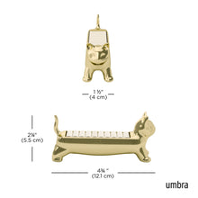 Carica l'immagine nel visualizzatore di Gallery, Portagioie porta anelli Ali Cat Oro UMBRA

