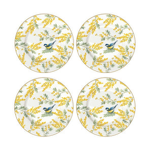 Set 4 piatti in porcellana Mimosa Easy Life