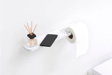 Carica l&#39;immagine nel visualizzatore di Gallery, Mindset portarotolo con mensola Mineral Fresh White
