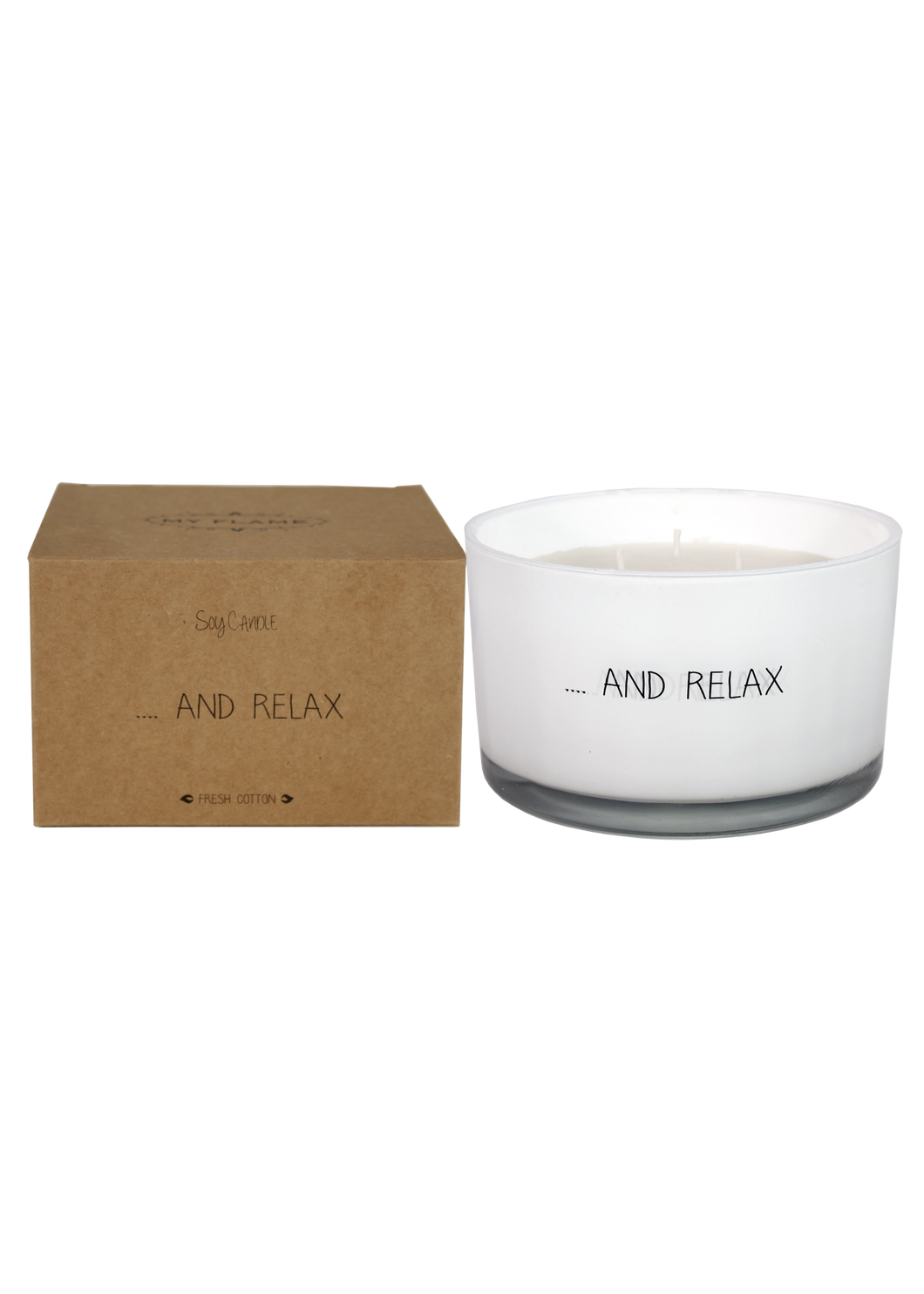 Candela di soia ..AND RELAX di MyFlame 13*9