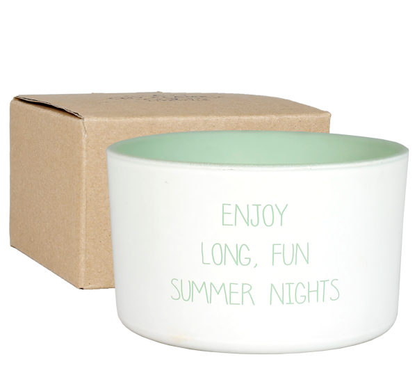 Candela di soia outdoor alla citronella-Enjoy long,fun summer nights- MY FLAME