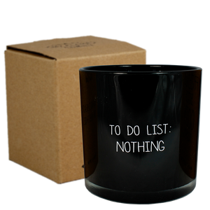 Candela di soia -To do list:nothing - MY FLAME